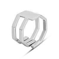 Серебряное кольцо ВысокогоКачества с без камней, вес изделия 7,36 гр (2143956) 19 размер
