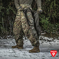 M-Tac зимові теплі вологозахисні військові штани мультикам Level 7 Primaloft MC