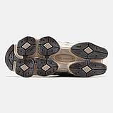 Чоловічі / жіночі кросівки New Balance 9060 Beige Brown, коричневі замшеві кросівки нью беланс 9060 ню беленс, NB 9060 нб, фото 7