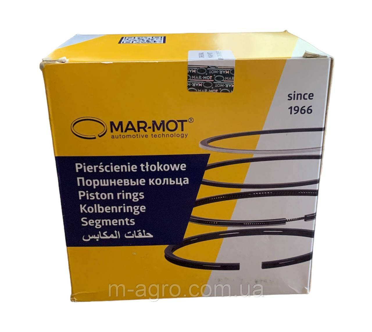 Кільця поршневі МТЗ ЮМЗ (Д-240, Д-65) (4к) (вир-во MAR-MOT)