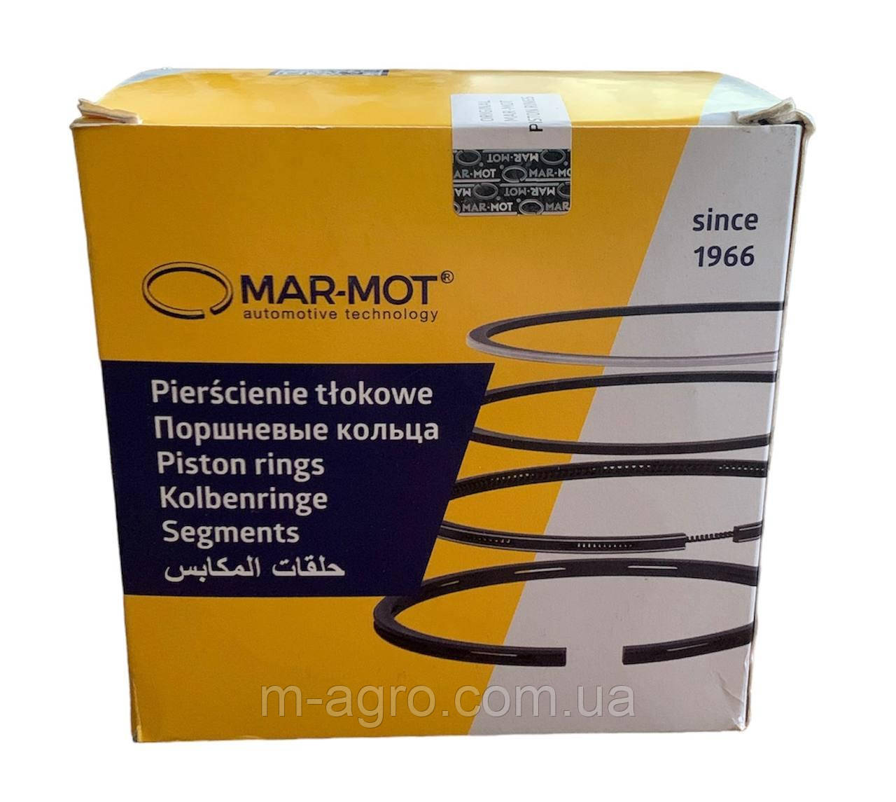 Кільця поршневі МТЗ ЮМЗ (Д-240, Д-65) (5к) (вир-во MAR-MOT), фото 1