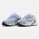 Жіночі кросівки New Balance 9060 x The Whitaker Group Purple, фіолетові замшеві кросівки нью беланс 9060 ню беленс NB 9060 нб, фото 2