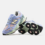Жіночі кросівки New Balance 9060 x The Whitaker Group Purple, фіолетові замшеві кросівки нью беланс 9060 ню беленс NB 9060 нб, фото 5