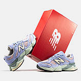 Жіночі кросівки New Balance 9060 x The Whitaker Group Purple, фіолетові замшеві кросівки нью беланс 9060 ню беленс NB 9060 нб, фото 4