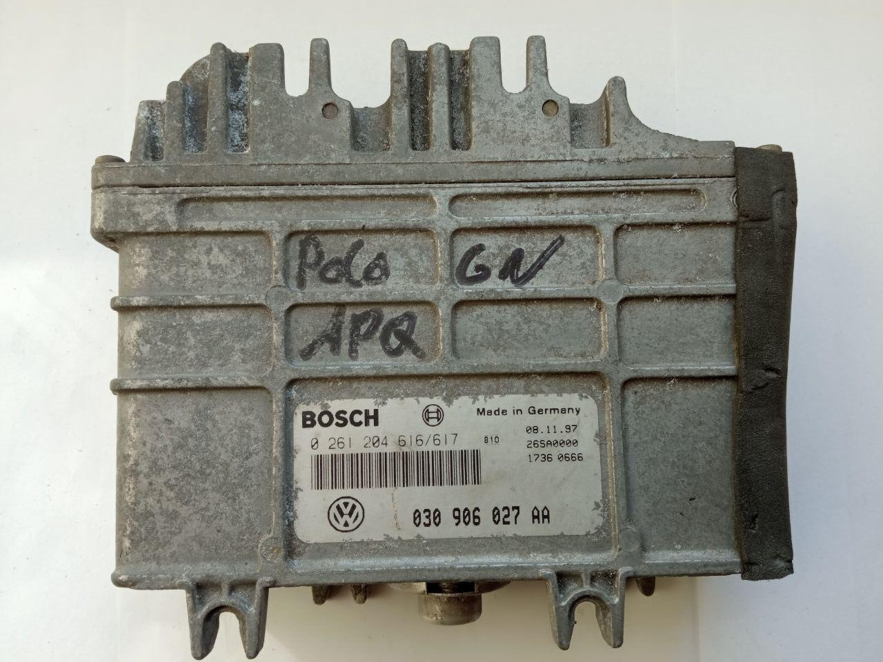 Електронний блок керування Volkswagen Polo 6N 030906027AA Bosch 0261204616/617/030 906 027 AA