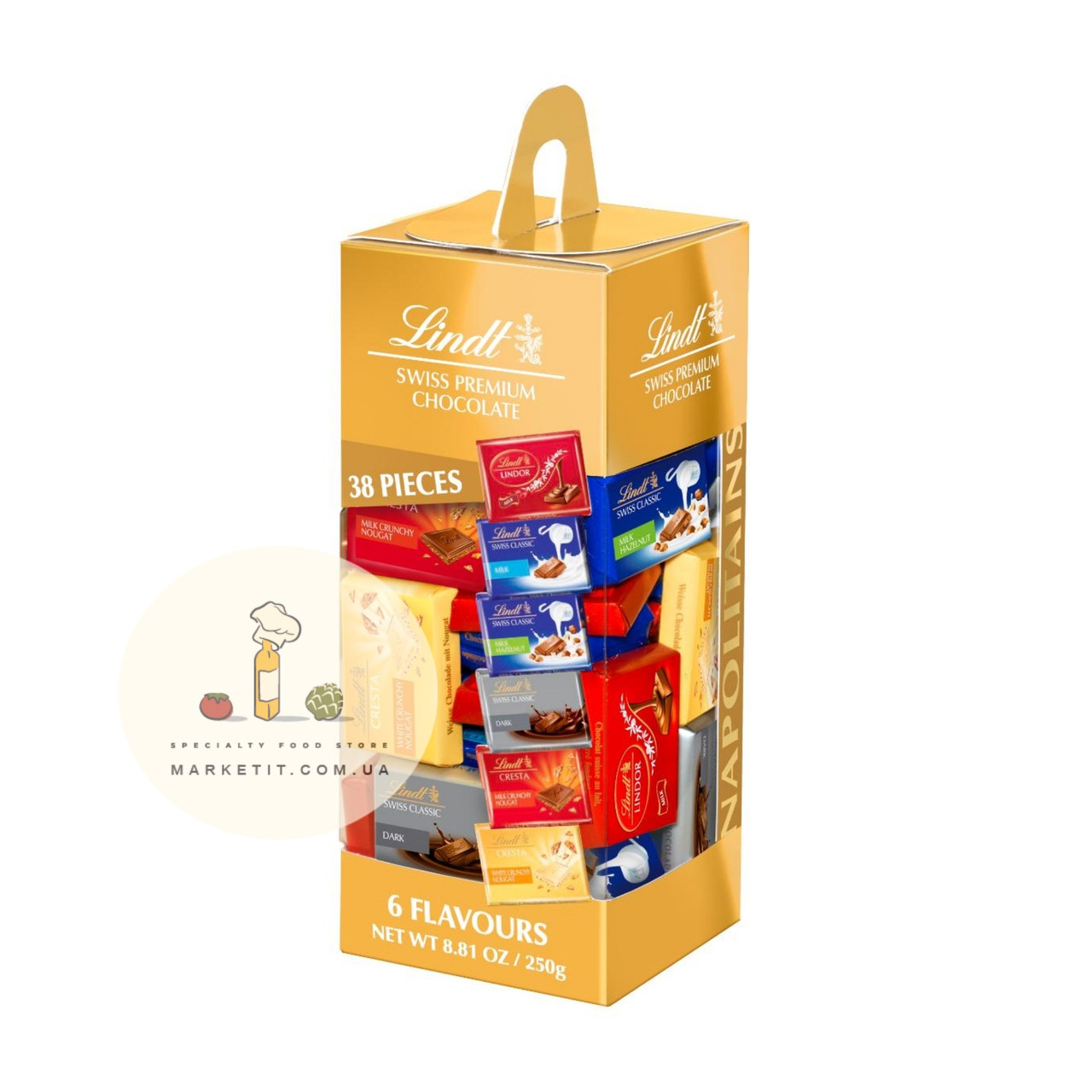Набір шоколадок Lindt Swiss Premium 250 г.