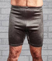 Теплые удлиненные трусы - шорты для мужчин (цвет серый), нательное белье для мужчин