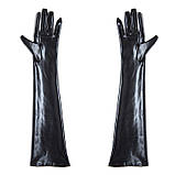 Flirt black gloves hot female apparatus five finger gloves sonia.com.ua, фото 2