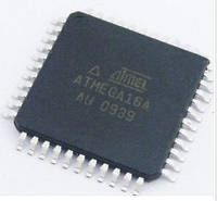 Мікросхема мікроконтролер ATmega16A-AU, 8-біт, AVR, 16 МГц, 16КБ Flash, TQFP-44