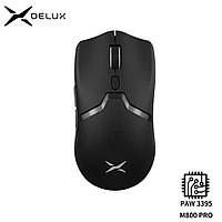 Мышка беспроводная Delux M800 PRO PAW3395, 26000DPI, 3 режима подключения, 80 часов автономной работы