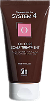 Маска-пилинг для очищения кожи головы Sim Sensitive System 4 "O" Oil Cure Scalp Treatment 75 мл