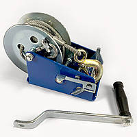 Ручна лебідка 1,57 т BST R 3500 LBS сталевий трос Husar Winch