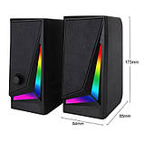 Колонки комп'ютерні MUSIC DJ MJ-100A 8864, чорні, фото 3