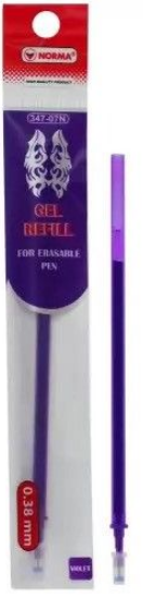 Стрижень гел. "Norma" №347-07N "пиши-стирай" 0,38мм фіолет. (20)(240(5760), фото 1