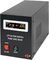 Источник бесперебойного питания Logicpower LPY-B-PSW-800 ВА / 560 Вт с правильной синусоидой