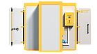 Піч полімеризації непрохідна 3М Smart Line (1500х2500х3000) EL.01.B.30, фото 5