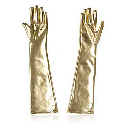 Flirt golden gloves hot female apparatus five finger gloves 18+