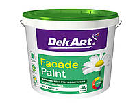 Краска фасадная 6,3 кг Facade Paint белая матовая ТМ DEKART OS