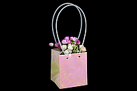 Плайм пакет для цветов с градиентом 11,5х10,5х13см (упаковка 10 шт)