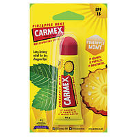 Бальзам для губ зі смаком ананасу та м'яти Carmex Tube Pineapple Mint SPF15 Blister Pack 10 г Туба