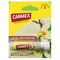 Бальзам для губ зі смаком ванілі Carmex Premium Stick Vanilla SPF 15 Blister Pack 4,25 г Стік
