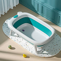 Детская складная ванночка для купания новорожденных Bestbaby BS-6688 Green