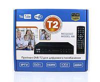 Тюнер DVB-T2 METAL M8 9439, Wi-Fi, MEGOGO, YouTube, IPTV, HDMI, USB с пультом