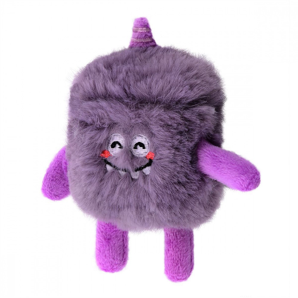 Хутровий чохол для навушників AirPods 1/2 Fluffy Monster Case оливковий, фото 1