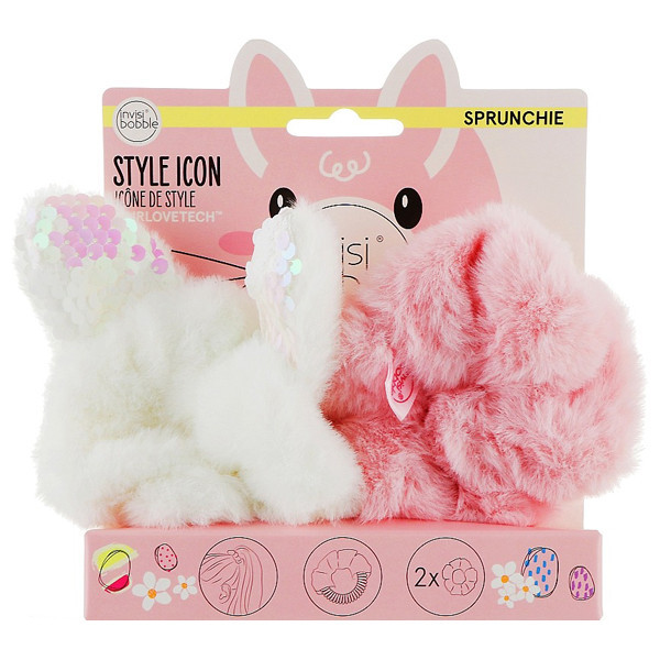 Гумка-браслет для волосся invisibobble SPRUNCHIE KIDS Easter Cotton Candy