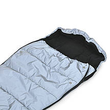 Конверт дитячий EL CAMINO Footmuff ME 1131 Plus Reflective Сірий, фото 3