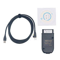 Сканер OBD HEX V2 VAG v23.3-21.9, Hex V2 Vag Com для диагностики VAG, сканер Вася диагност