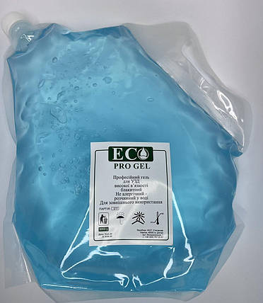 Гель для УЗД EcoPro Gel 5000 г. Блакитний, фото 3