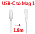 Зарядний кабель 1.8 м 100 Вт USB Type-C на MagSafe 1/2 потужний шнур для ноутбука Macbook Air Pro, фото 2