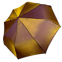 Женский зонт полуавтомат "Хамелеон" на 8 спиц от Toprain золотистый 02022-1