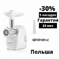 Мясорубка электрическая ZELMOTOR 489.8 белая для измельчения мяса, для колбасы мясорубки электрические бы PER