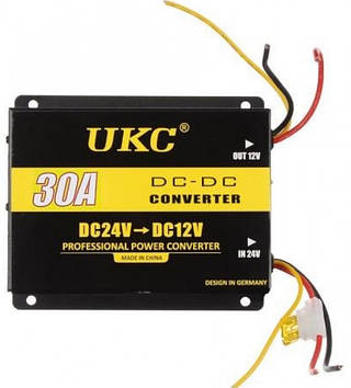 Автоперетворювач UKC 24 В на 12 В 30 A