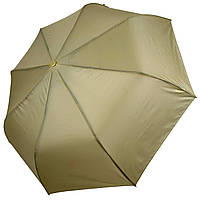 Женский однотонный зонт полуавтомат на 8 спиц от Toprain бежевый 0102-6