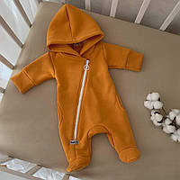 Джампсьют "Сіті Кідс-2" д.р. з капюшоном Гірчичний Футер з начосом арт.27689185  Зріст 56-38(р)