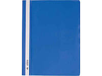 Папка-скоросшиватель пластиковый А4, PP, синий ТМ BUROMAX OS