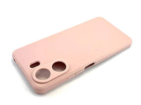 Чохол на Xiaomi Redmi 13С, Poco C65 накладка бампер Silicone Case силіконовий рожевий з велюром