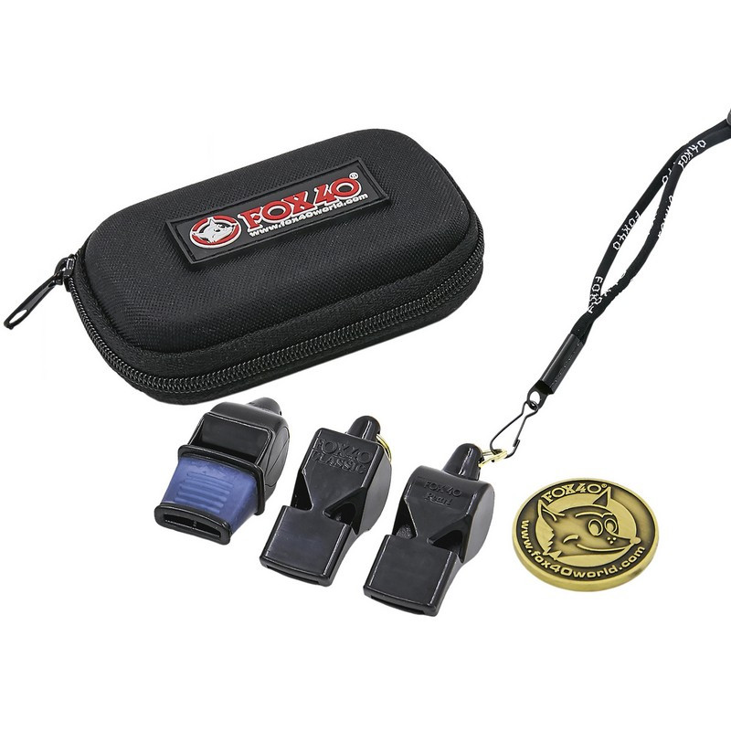 Ділянський набір свистків із монетою в чохлі FOX40-6906-0500, фото 1