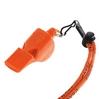 Свисток судейский пластиковый на шнуре MINI FOX40-MINI