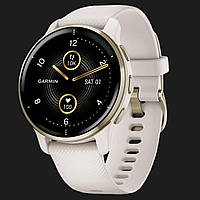 Смарт-часы Garmin Venu 2 Plus Cream Gold S. Steel Bezel w. Ivory Case and S. Band