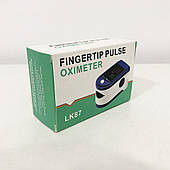 Пульсоксиметр Fingertip pulse oximeter LK87, Пульсоксиметр для вимірювання пульсу та сатурації портативний