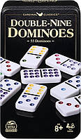 Домино Spin Master с банкой для хранения 55 предметов Spin Master Games Cardinal Classics Double Nine Dominoes