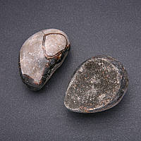 Сувенірний камінь інтер'єрний Септарія галтівка ціна за 100 грам (вага від 200г) купити біжутерію дешево в