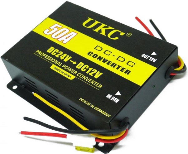 Автоперетворювач UKC 24 В на 12 В 50 A, фото 1