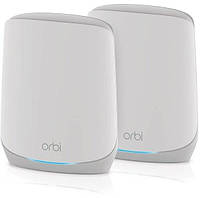 WiFi-система NETGEAR Orbi RBK762S AX5400, WiFi 6, MESH, 3xGE LAN, 1xGE WAN, бел. цв. (2шт.)(RBK762S-100EUS)