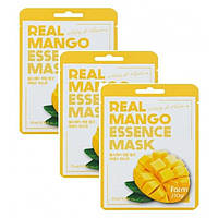 Тканевая маска с экстрактом манго для лица Real Mango Essence Mask FarmStay 23ml