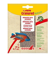 Корм Sera Nature Granured для плотоядных цихлид в гранулах 20 гр